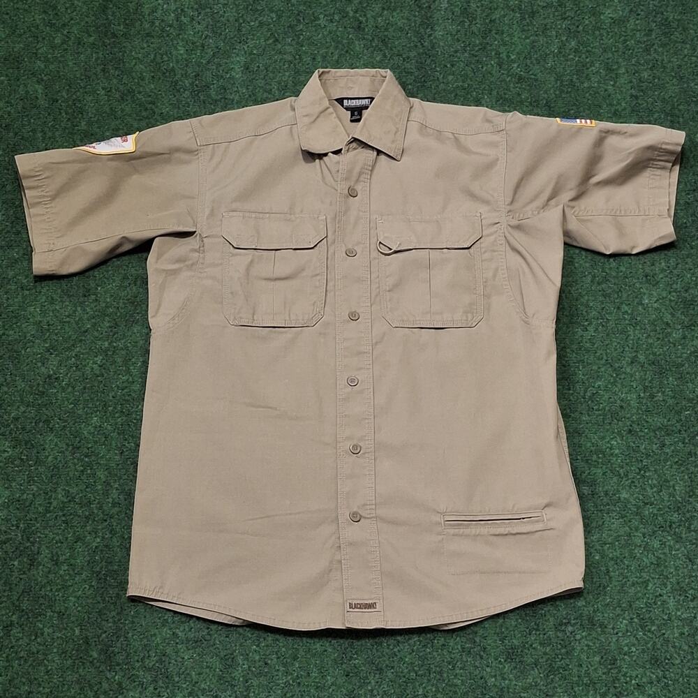 Men's Blackhawk Tactical Short Sleeve Button Down Sz S